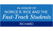 Honoring Norice Price and the Fast Track Students